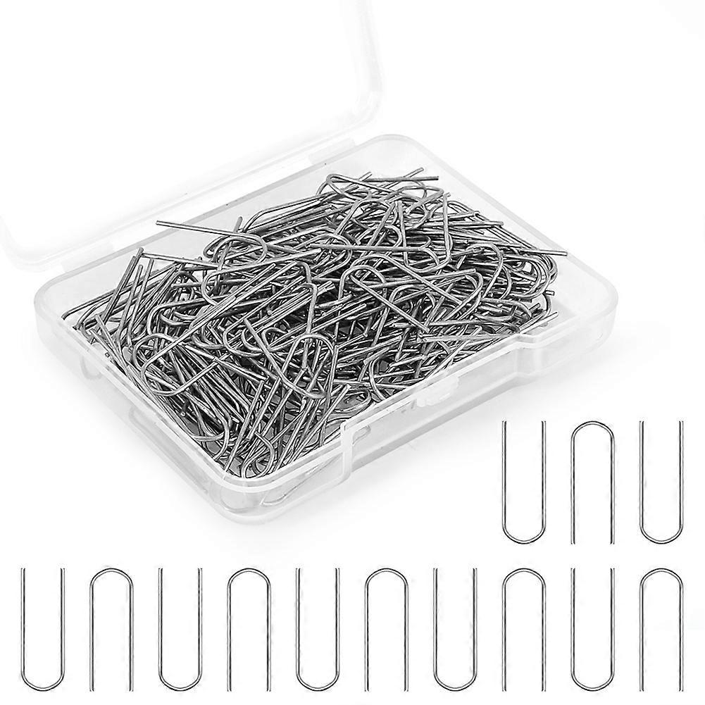 150 Pieces High Temperature Nichrome Wire Jump Rings, U Hanger Hooks for Hobbyists DIY Pendant,Orna