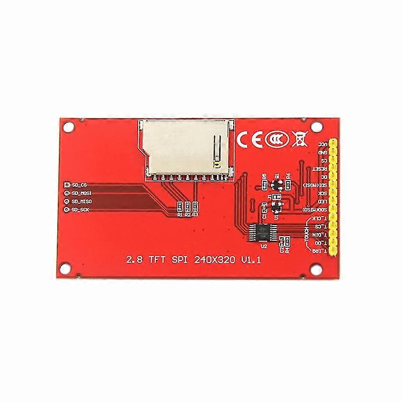 2.8 Inch 240x320 Spi Serial Tft Lcd Module Display Screen Without Press Panel Driver Ic Ili9341 For