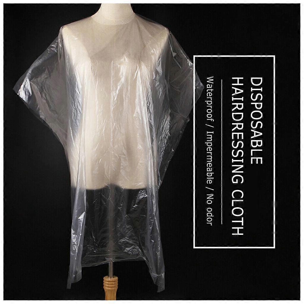 200Pcs Disposable Hair Cutting Cape Gown Stylist Barber Capes Shawl Gowns