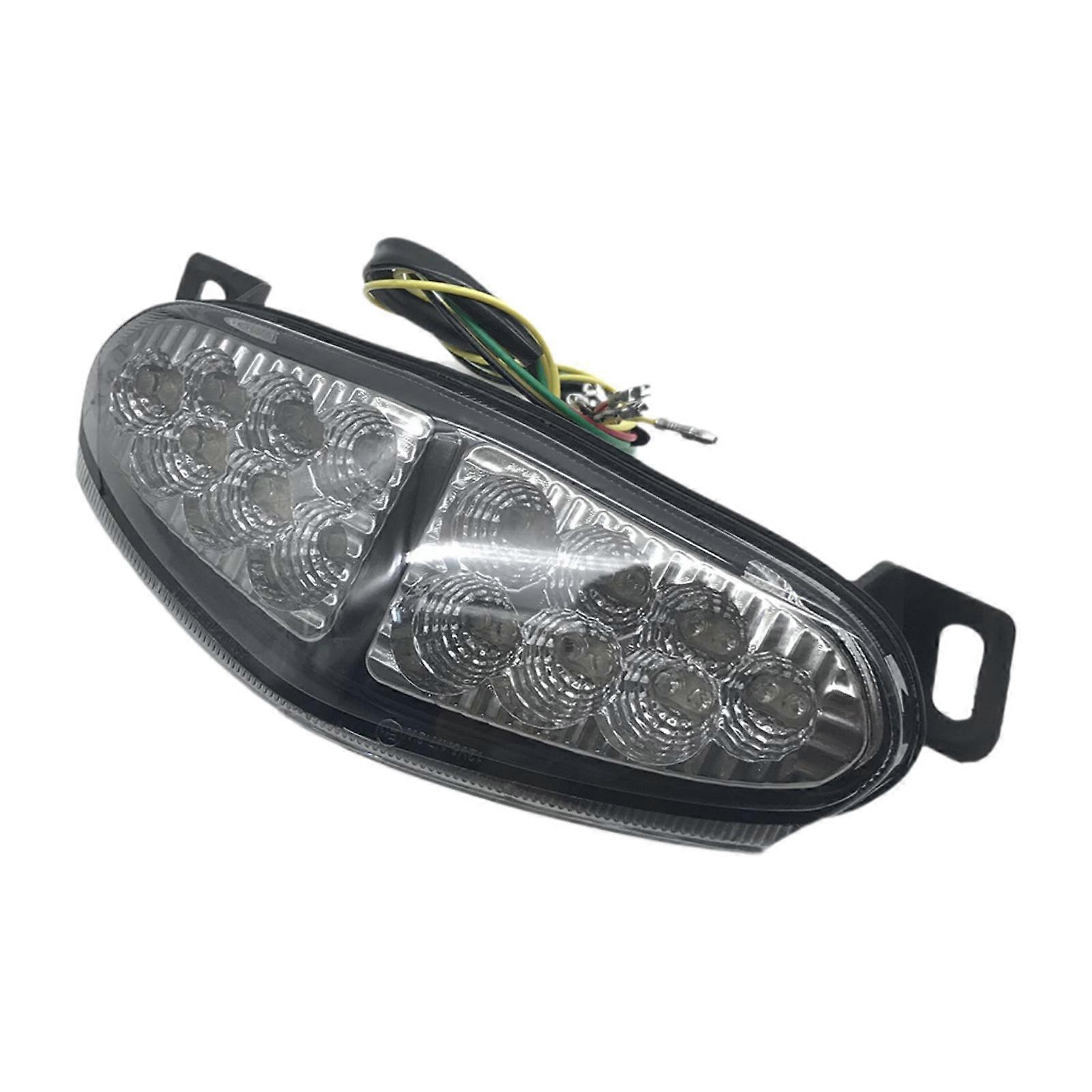 Motorcycle Tail Light Assembly Turn Signal Light for Kawasaki 2011 2010 Black Shell
