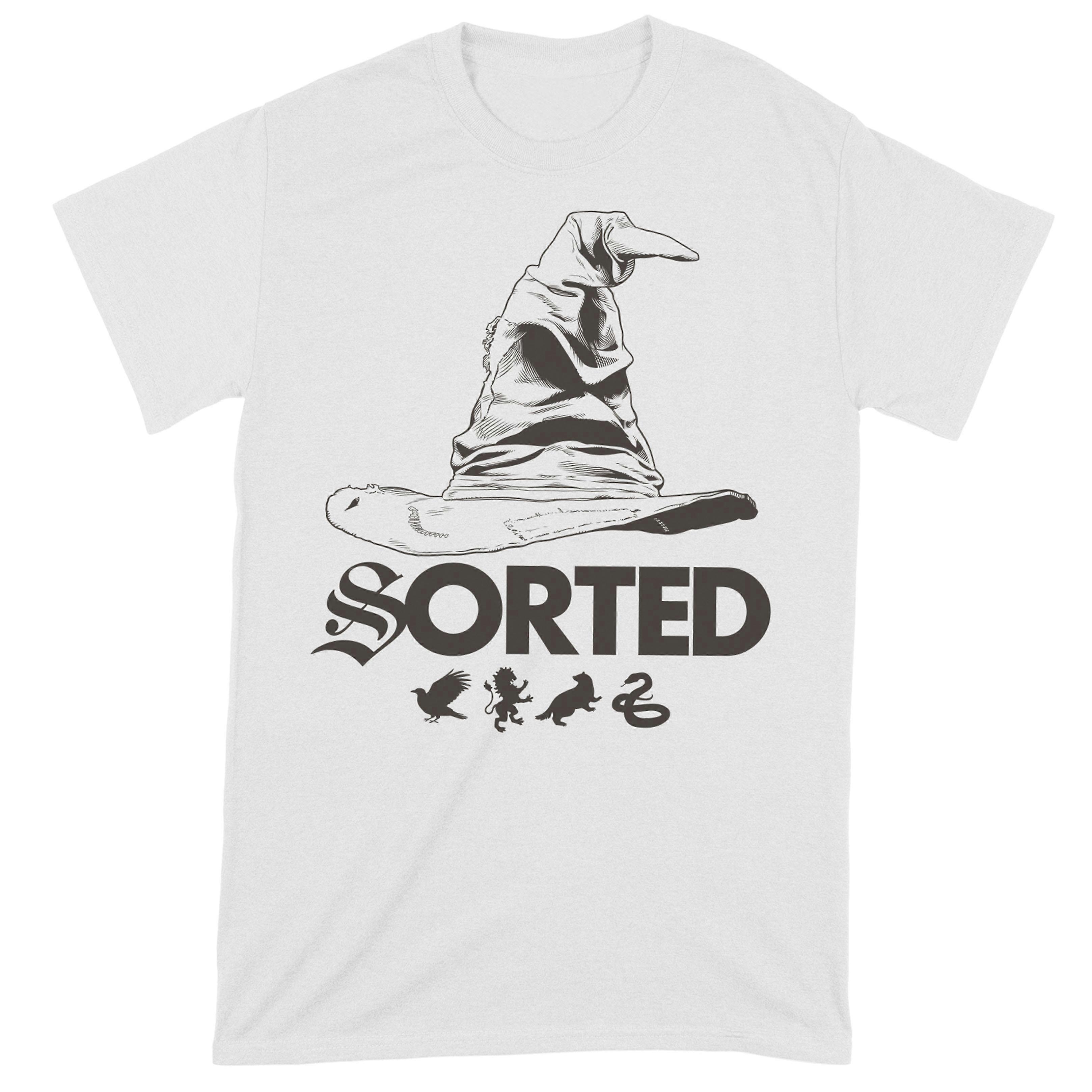 Harry Potter Sorting Hat Official Tee T-Shirt Mens