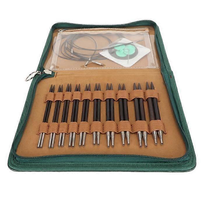 Interchangeable Knitting Needles Set Interchangeable Circular Knitting Needles Set with 10