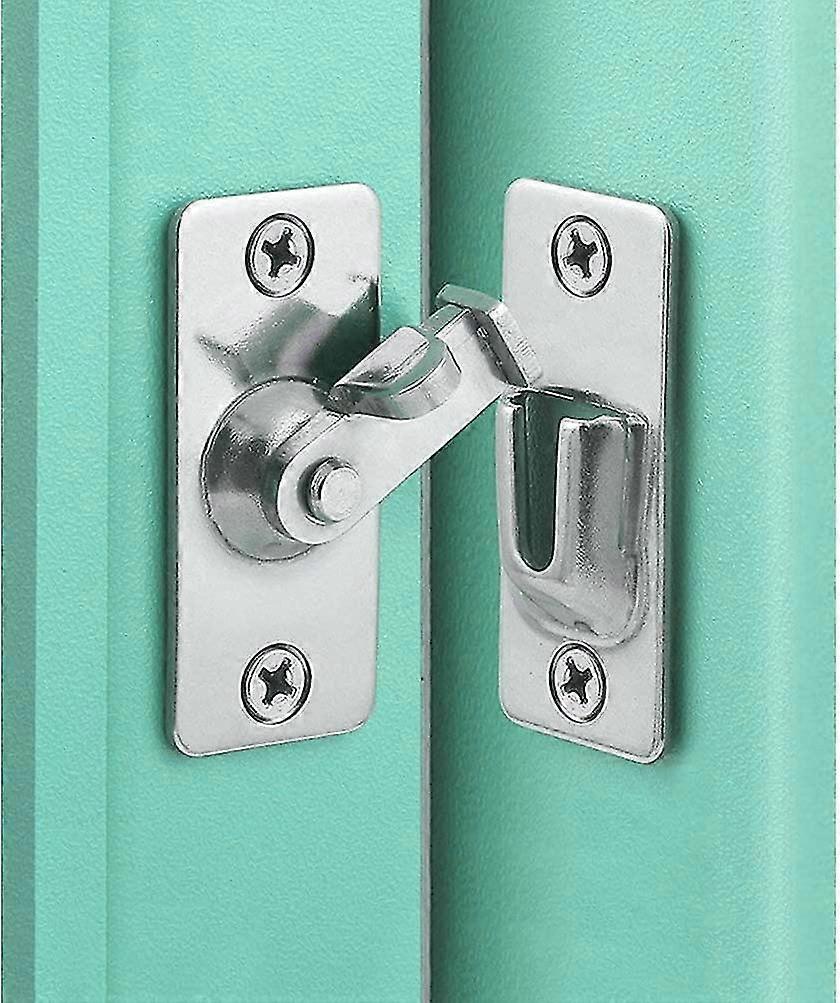 Mini Size 90 Degree Door Latch Sliding Screen Door Latch Barn Door Lock Hasp Latch Clasp Lock Pocket Door Locks And Latches