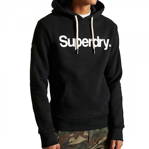 Superdry CL Logo Hoody Black 02A