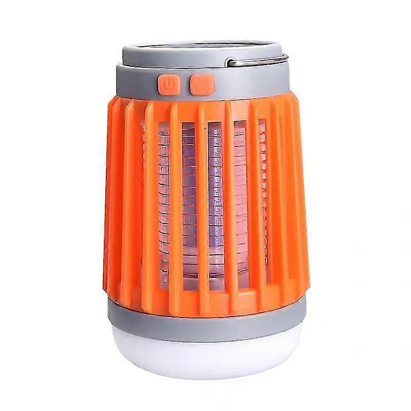 إضاءة خارجية - مصباح تخييم طارد للبعوض 3 في 1 - برتقالي