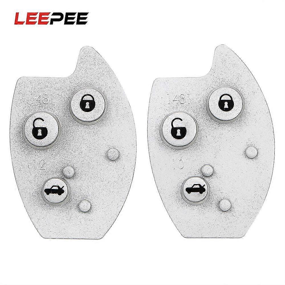 3 Buttons Car Key Pad Shell Case For Citroen Xsara C5 Rubber Key Button Pad Replacement Key Mat Car Styling