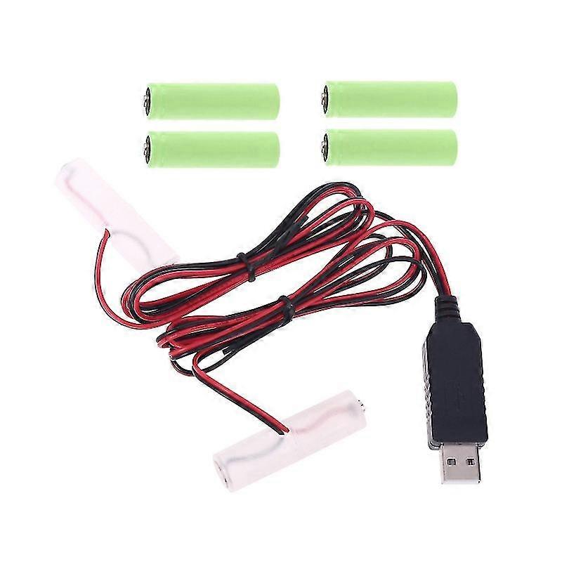 4.5v Aa Aaa Battery Usb Power Supply Cable Can Replace 3pcs Aa Aaa 1.5v Battery