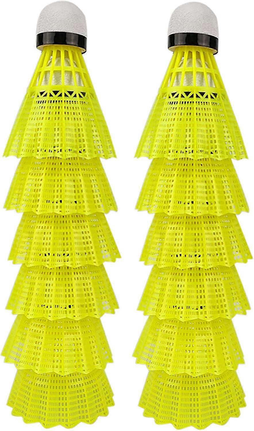 Shuttlecks Birds 12 Pack Nylon Badminton Shuttlecks For Training Hiking