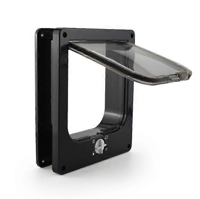 Rabat de chat 4 positions avec tunnel, noir 15 15.5cm