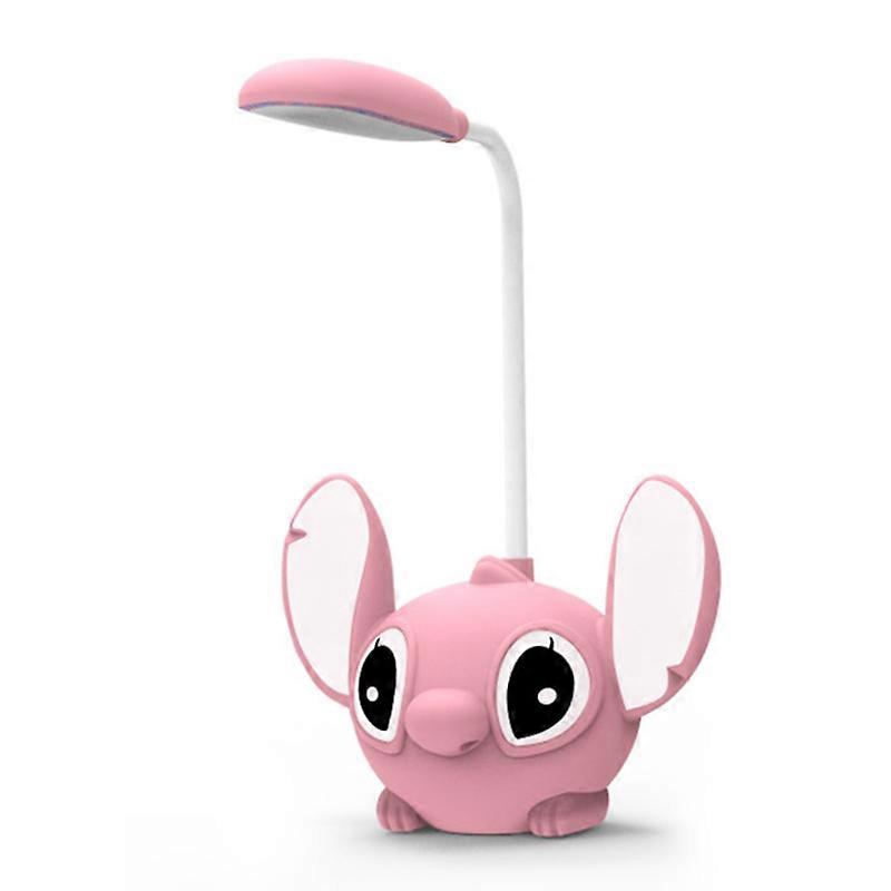 Aoger Disney Stitch Led Desk Lamp With Pencil Sharpener Foldable Light Cute Desk Lamp Usb Recharge Light Gift From Classmates