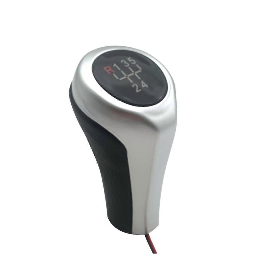 5 6 Speed Car Gear Shift Knob Manual Transmission Shift Stick Knob With Led Backlit For Bmw E46 E90 E91 E92 X1 X3 X5 - Gear Shift Knob