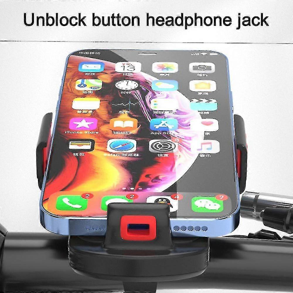 Electric Vehicle Mobile Phone Rack Takeaway Battery Motorcycle Bicycle Rider Car Shockproof Mobile Phone Navigation Bracket-Bicycle & Motorcycle Phone