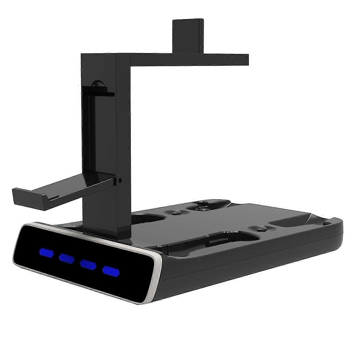 For ps Vr2 Controller Charging Dock With Led Light,vr Stand Charging Dock Station With Vr Headset