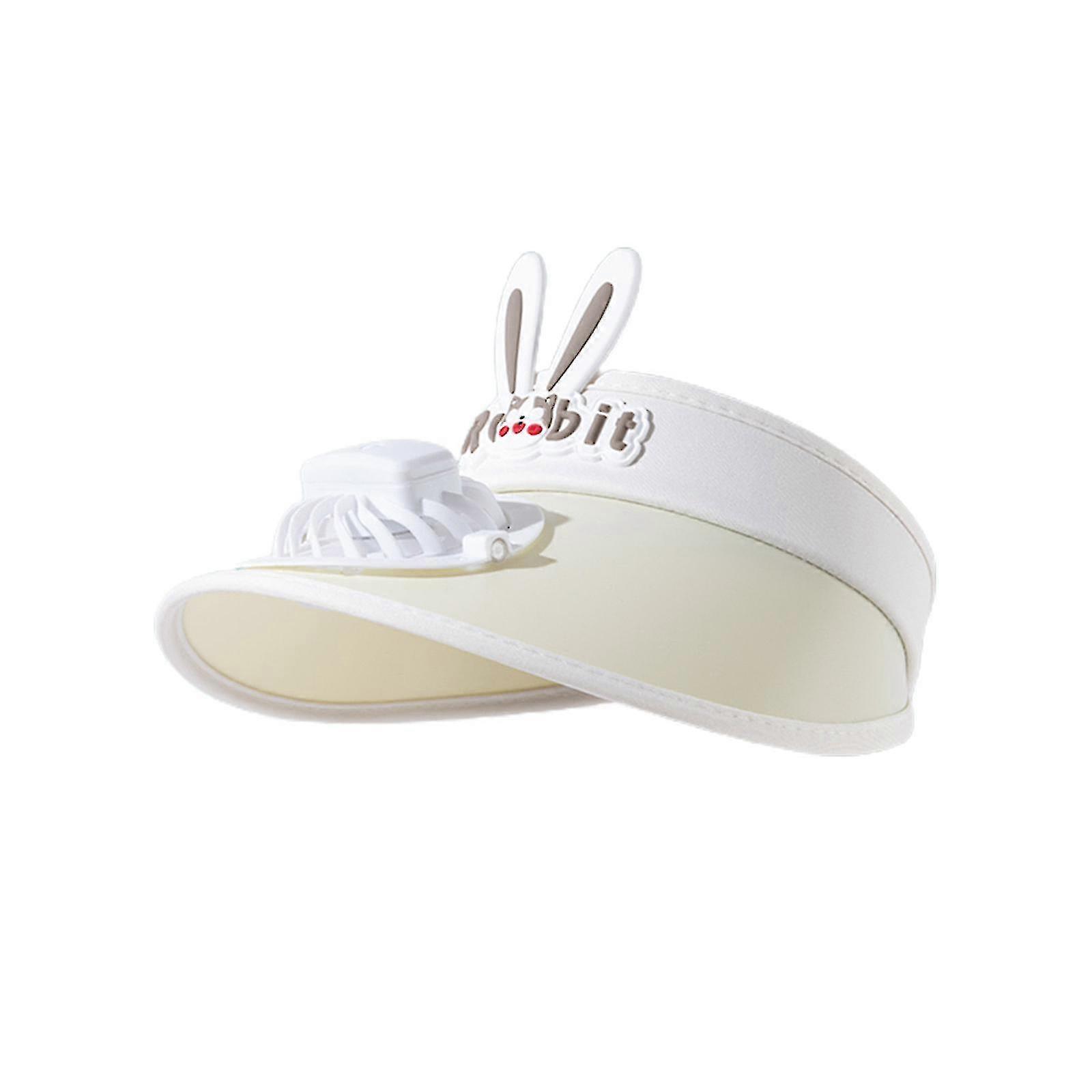 Cartoon Fan Cap For Kids,summer Fan Visor Hat,usb Rechargeable Children's Gift