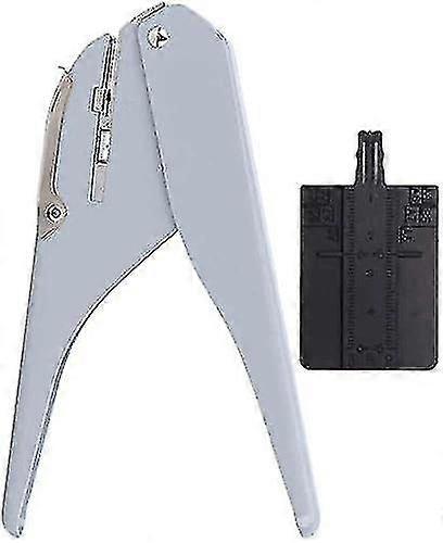 Decoupage Hand Punch, Mushroom Punch With Ruler (grey)