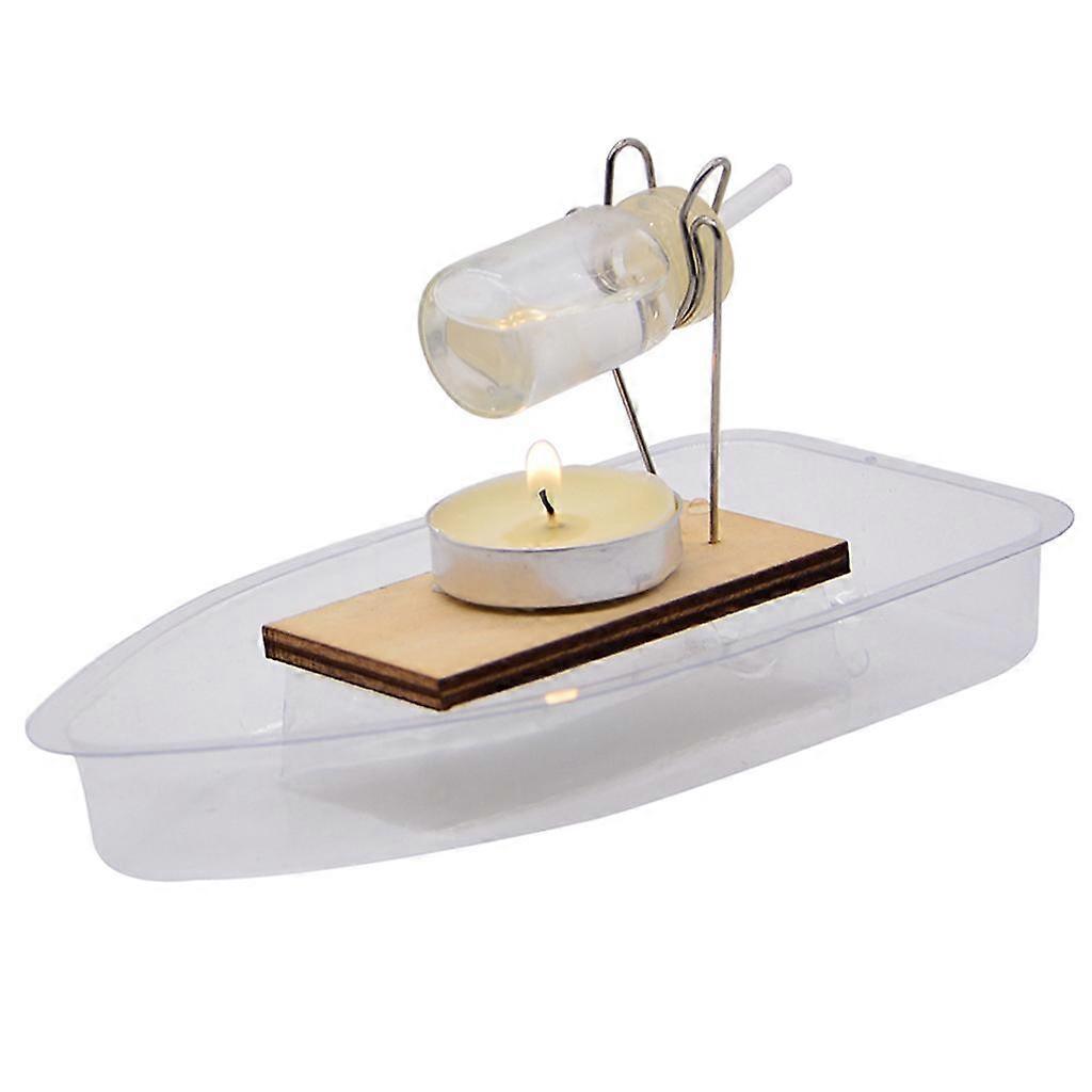 Steamboat Model DIY Assemble Kit School Physics Science Educational Toy