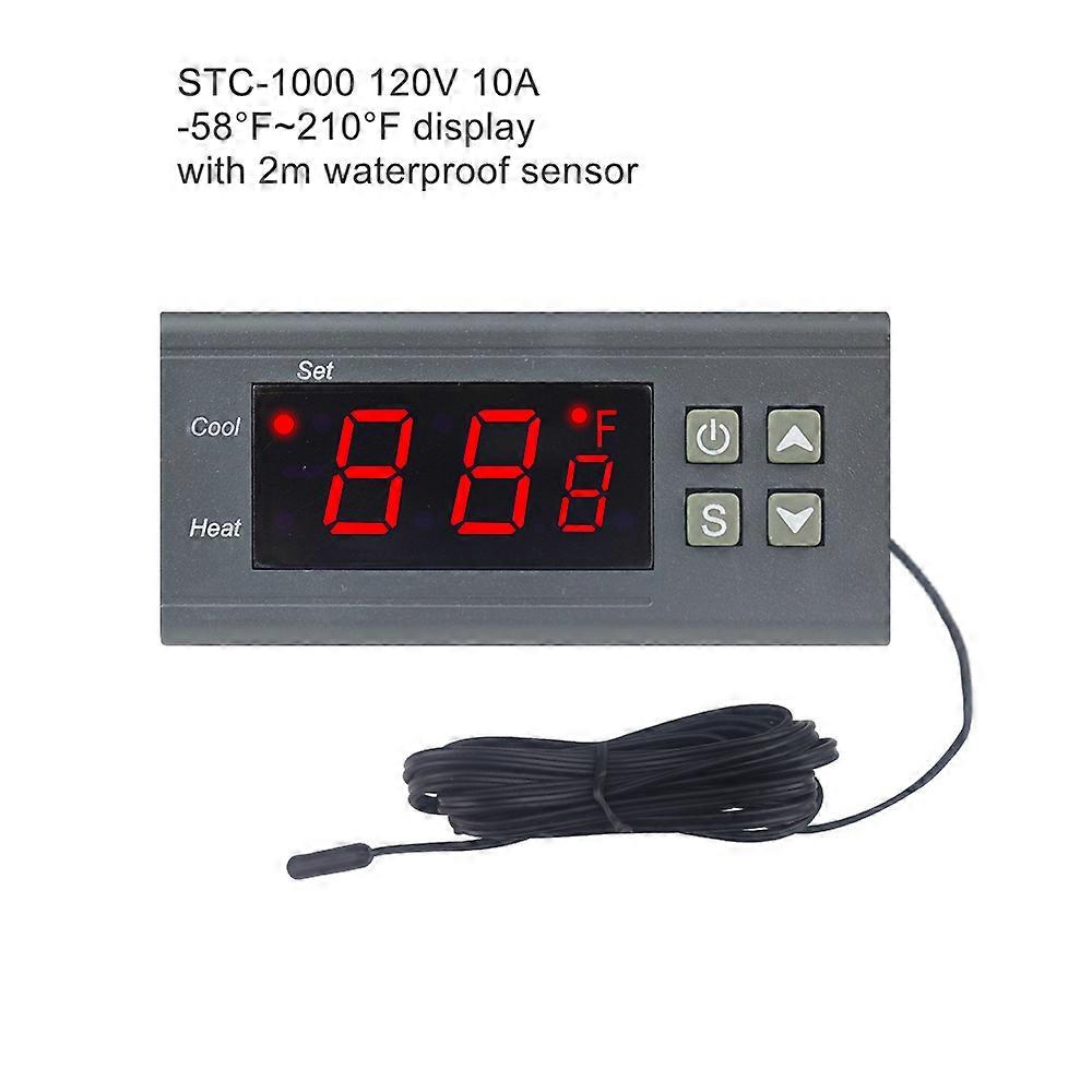 STC-1000 STC-3008 Dual Digital Thermostat Temperature Controller Two Relay Output  Heating Cooling Control Switch