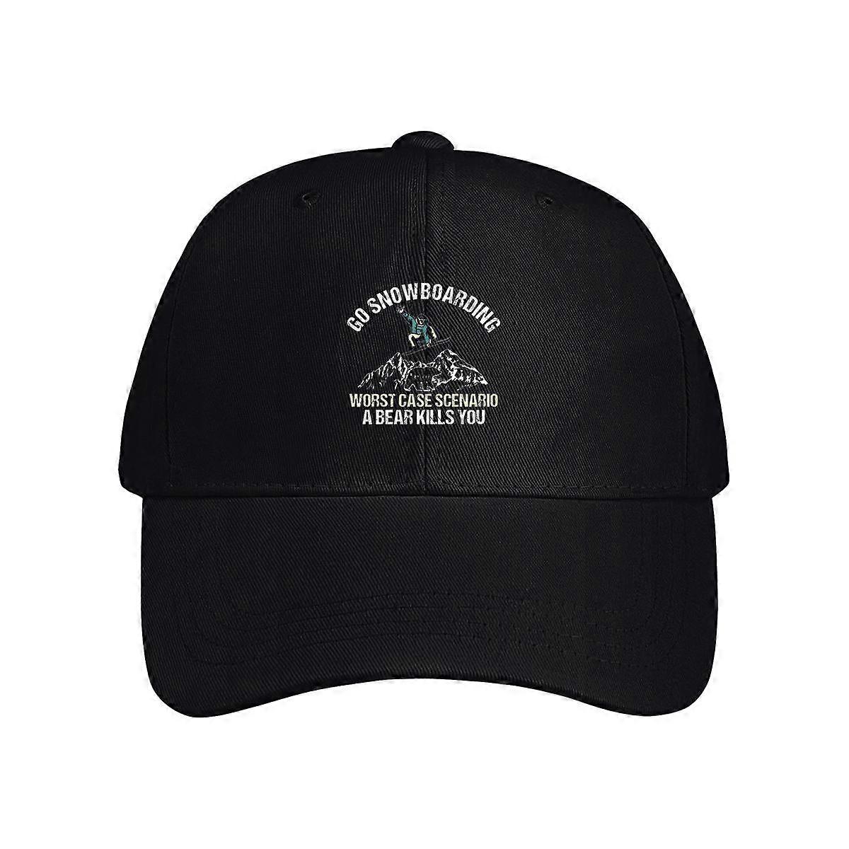 Go Snowboarding Worst Case Scenario Baseball Cap