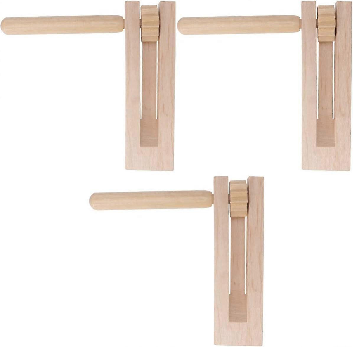 12pcs Wooden Ratchet Noise Maker, Traditional Mexican Rattle Ratchet Instrument Toy for Sporting Events Party Favor and Celebrations Football Games