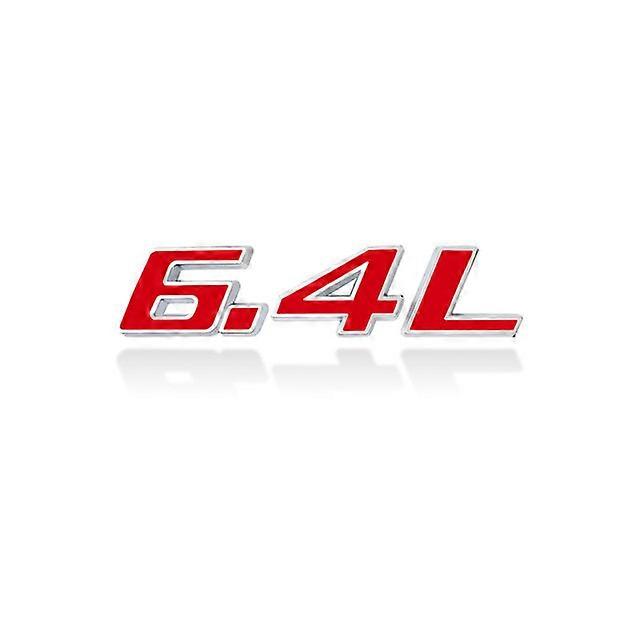 Metal 3D Car Sticker 392 345 6.4L Emblem Car Fender Side Sticker Rear Trunk Bumper Tail Sticker For Hemi Charger Challenge