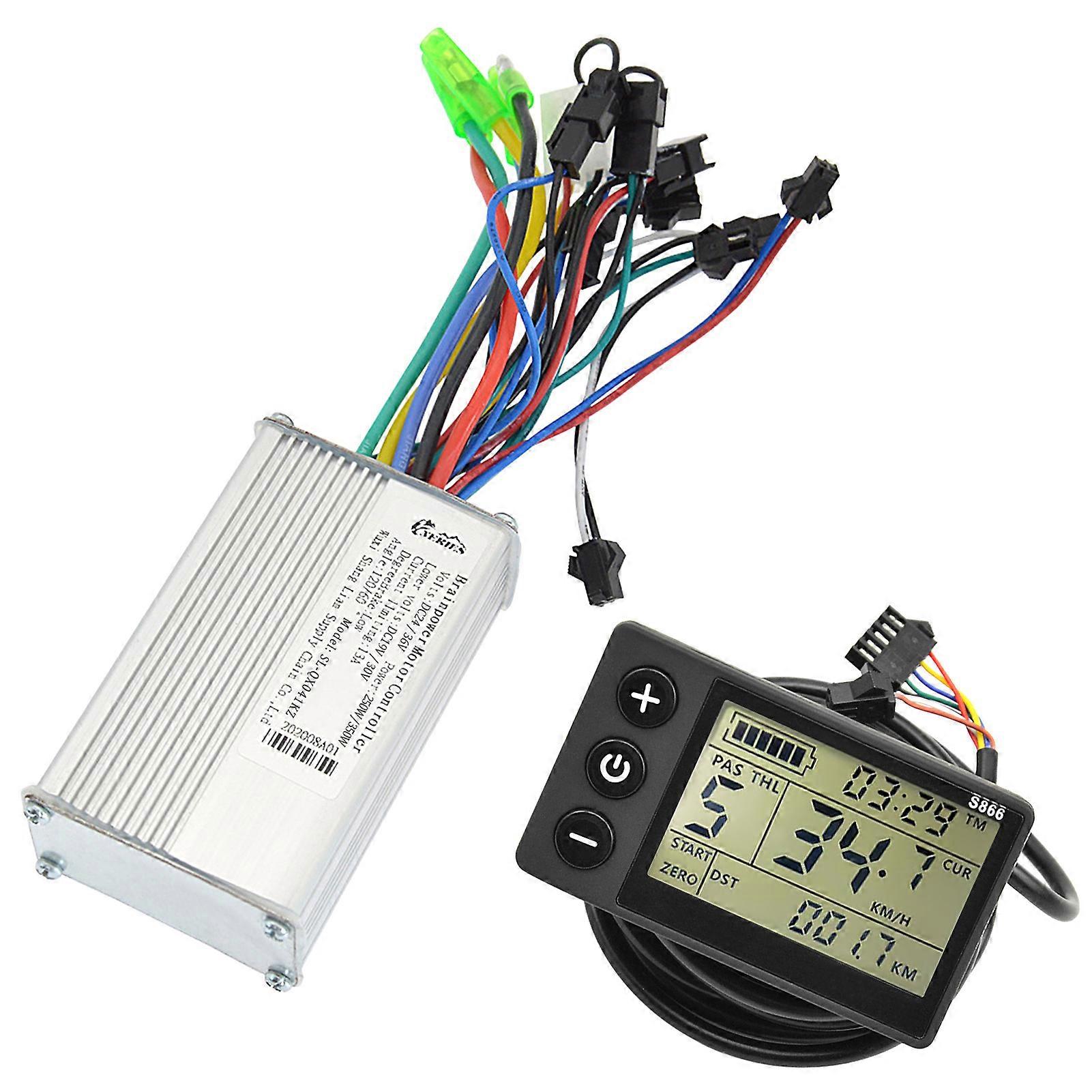 LCD Display Panel Brushless Controller Kit for Electric Bicycle Electric Scooter
