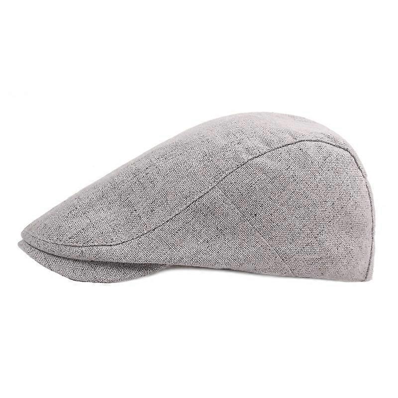 Γκρι Unisex Beret Leisure Cotton Hat ρυθμιζόμενα καλύμματα γείσο για ταξίδια αναψυχής
