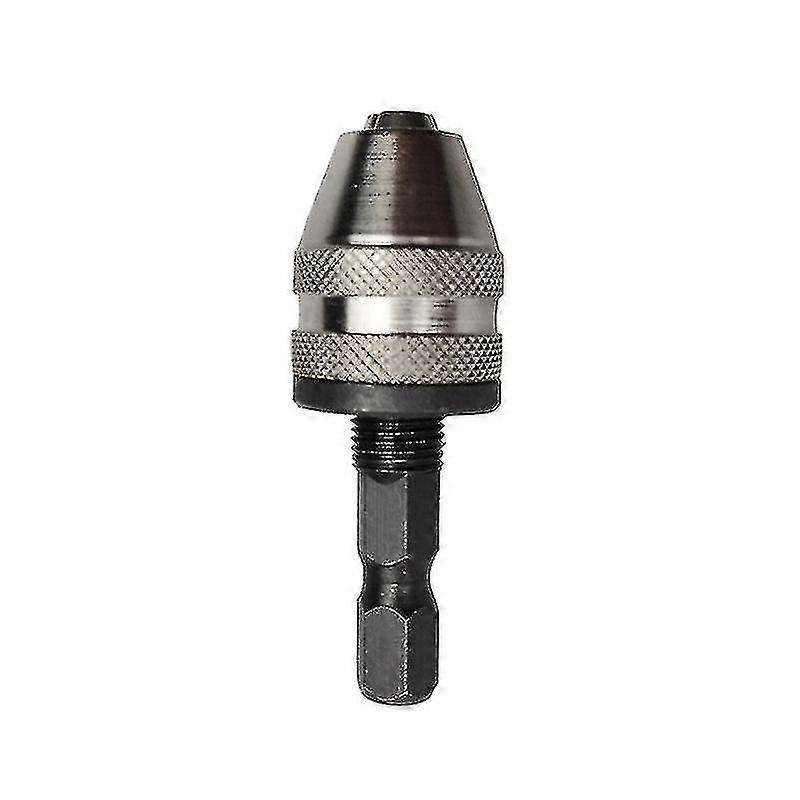 1/4\ 6mm Keyless Chuck Driver Screwdriver Drill Bit Hex Shank Adapter Converte Quick Change"