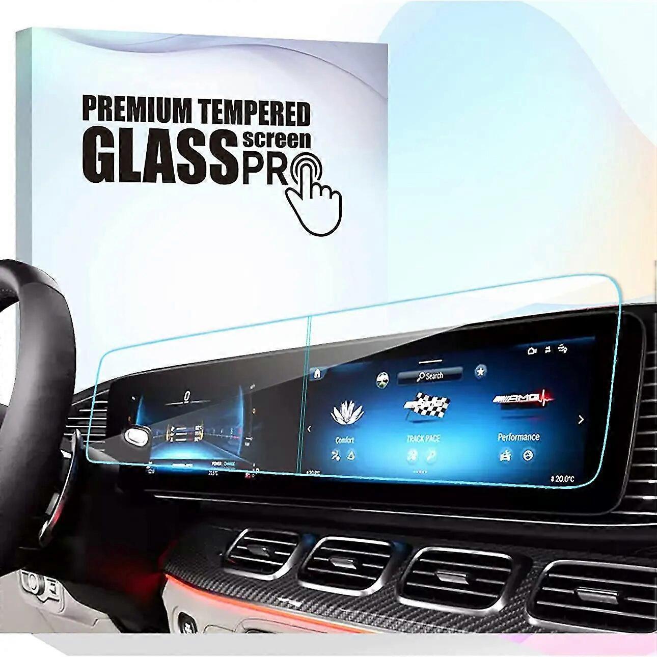 For GLE 350 Screen Protector Touchscreen 2020-2023 2024 Mercedes Benz GLE 450 580 Display Navigation Tempered Glass ProtectiveVehicle Dashboard Acces