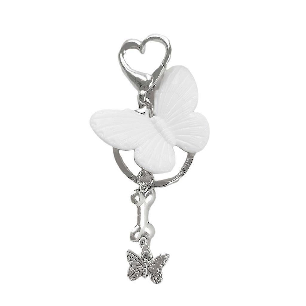 Bowknot Butterfly Charm Keyring Backpack Decoration Bag Charm Sweet Keychain