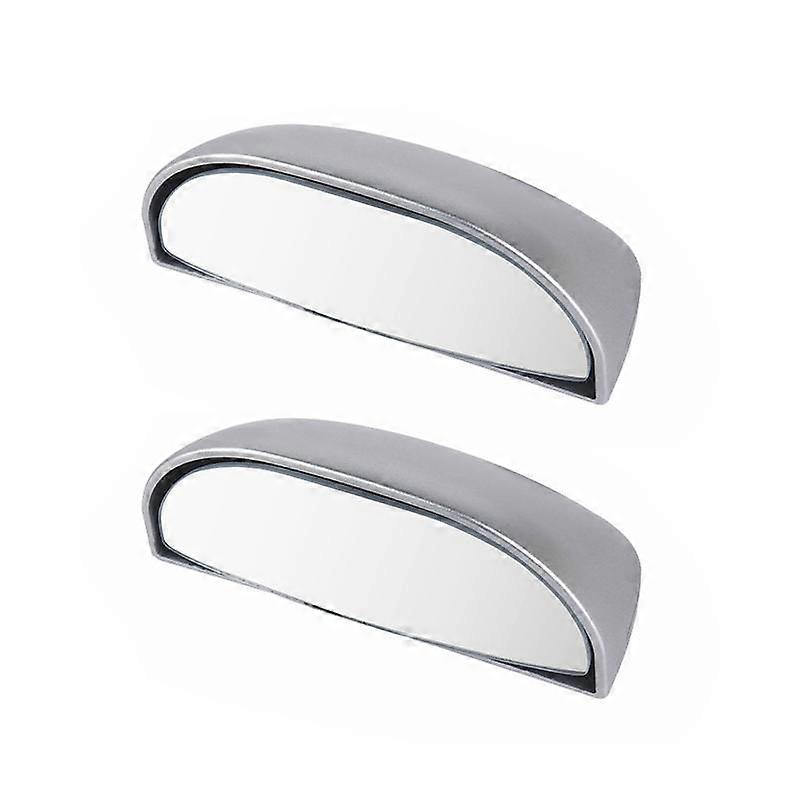 2pcs Automatic Blind Spot Mirrors, Waterproof HD Blind Spot Mirrors, Premium Adjustable 360 Wide Angle Side Mirrors for GM Suv Rv Vesilver