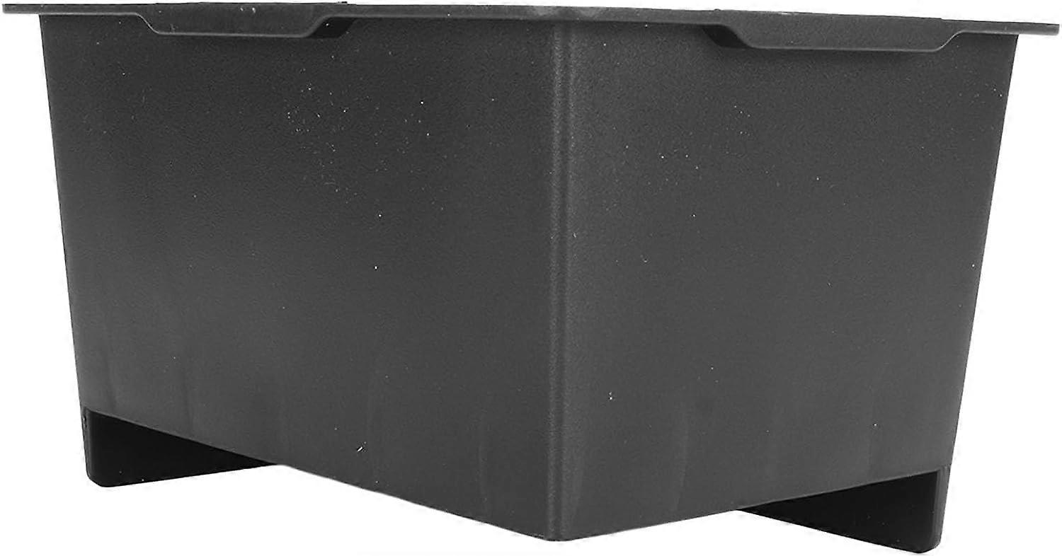 Plastic Bed Risers, Edges Black Bed Risers 4 Pieces for Sofa Bed (6in)
