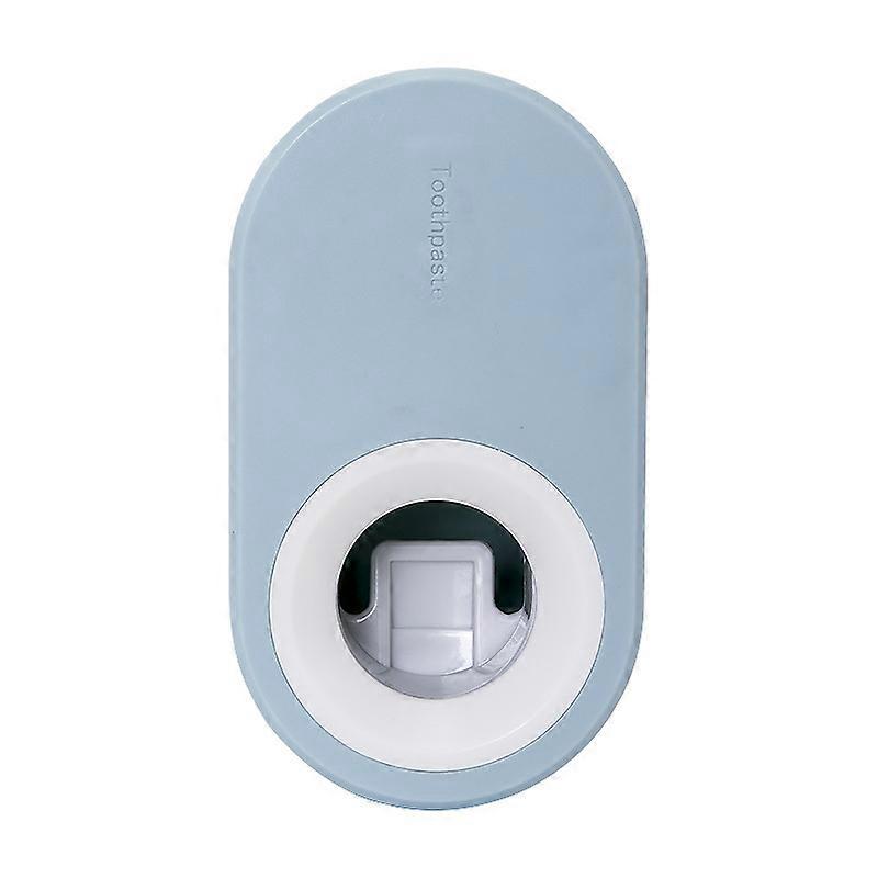 Sky Blue 2 Pieces Wall Mounted Hands Free Automatic Toothpaste Dispenser, Automatic Toothpaste Squeezer, Multifunctional Wall Mounted Bathroom Accesso