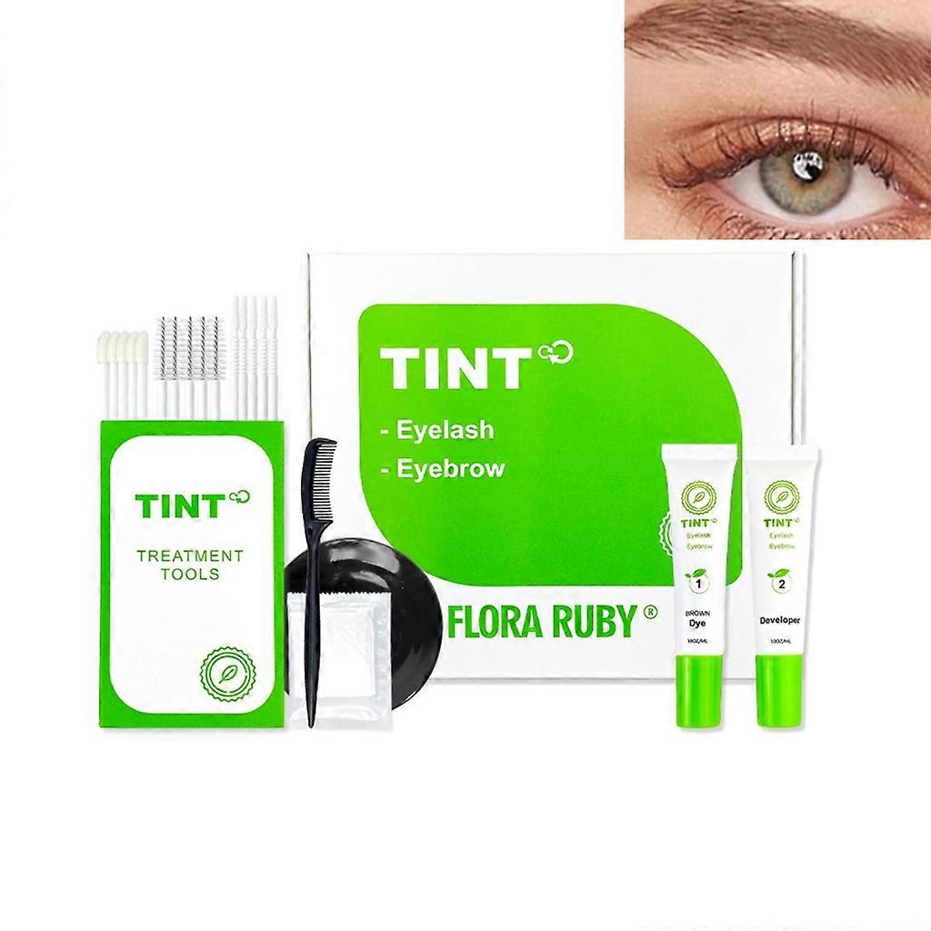 Professional Semi-Permanent Eyelash Eyebrow Kit Eye Brow Makeup for Home Use