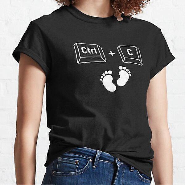 Camiseta Clássica Combinando com o Pai da Cópia Control C-RK46873