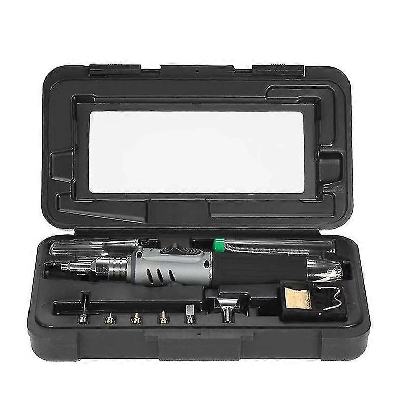 10-in-1 Professional Butane Gas Soldering Iron Set Welding Kit Torch