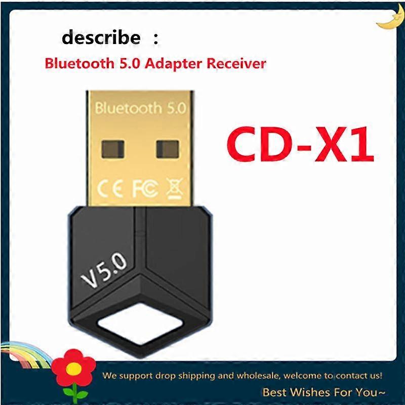 GRWIBEOU Wireless USB 5.0 Bluetooth-Adapter Computer Bluetooth-Dongle USB-Bluetooth-PC-Adapter Bluetooth-Empfänger-Sender