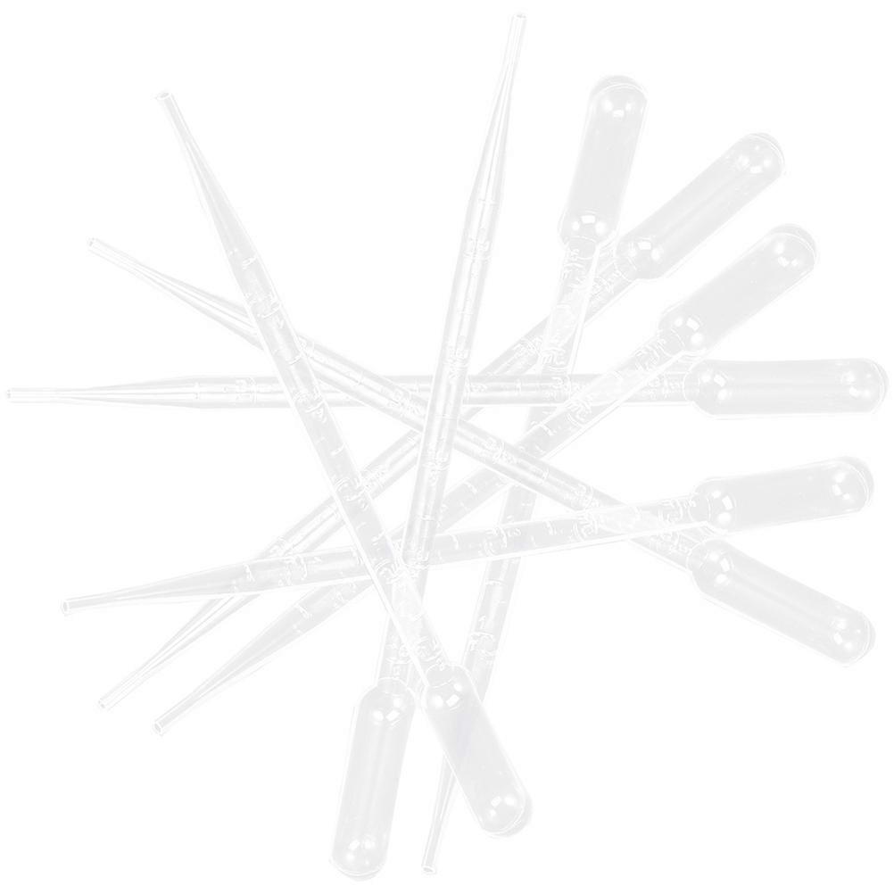 100pcs Transparent Pipette Single Use Scale Pipette Essential Oils Pipettes