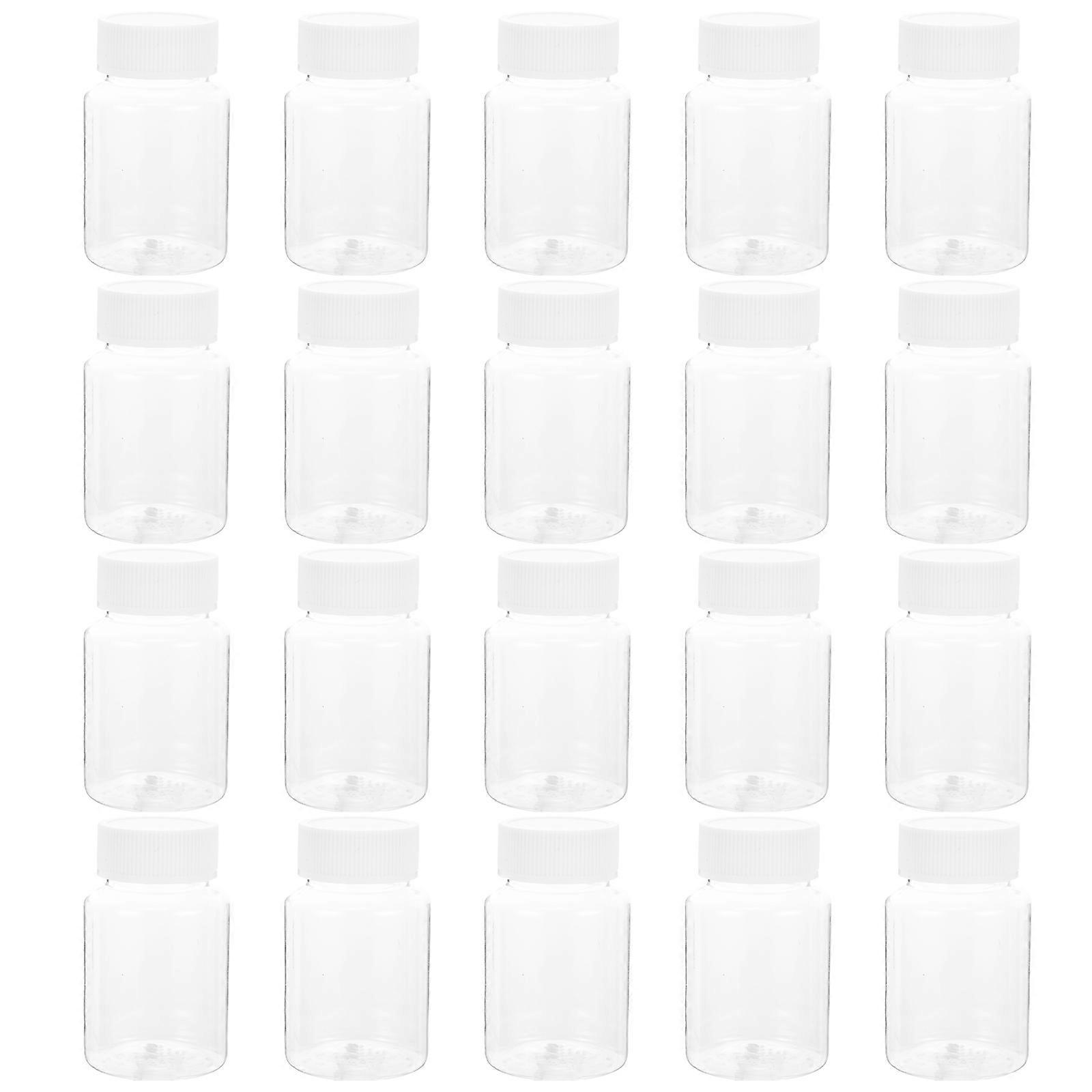 20 Pcs Makeup Containers Pill Container Bottle Empty Medicine Bottle Empty Reagent Bottle