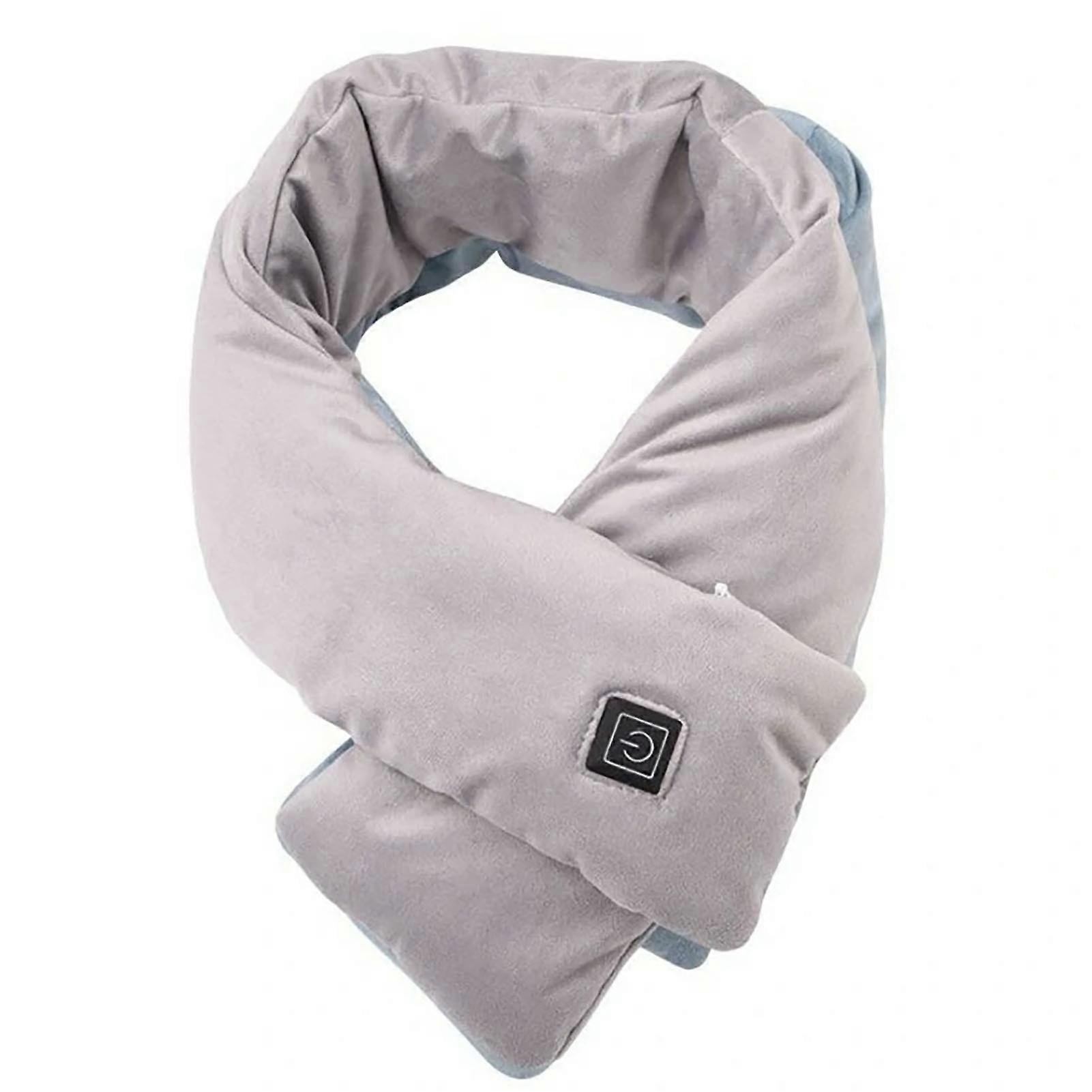 3 Speed Adjustment Rechargeable Heating Scarf Smart Women Men Message USB Plug Neckerchief for Outing