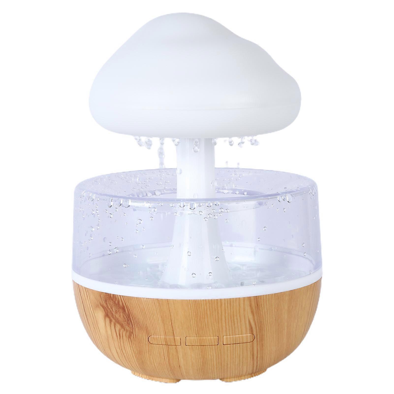 Cloud Rain Humidifier with 7 Colors LED Light Low Noise Creative Shape Aromatherapy Essential Oil Diffuser Mist Maker QingHai