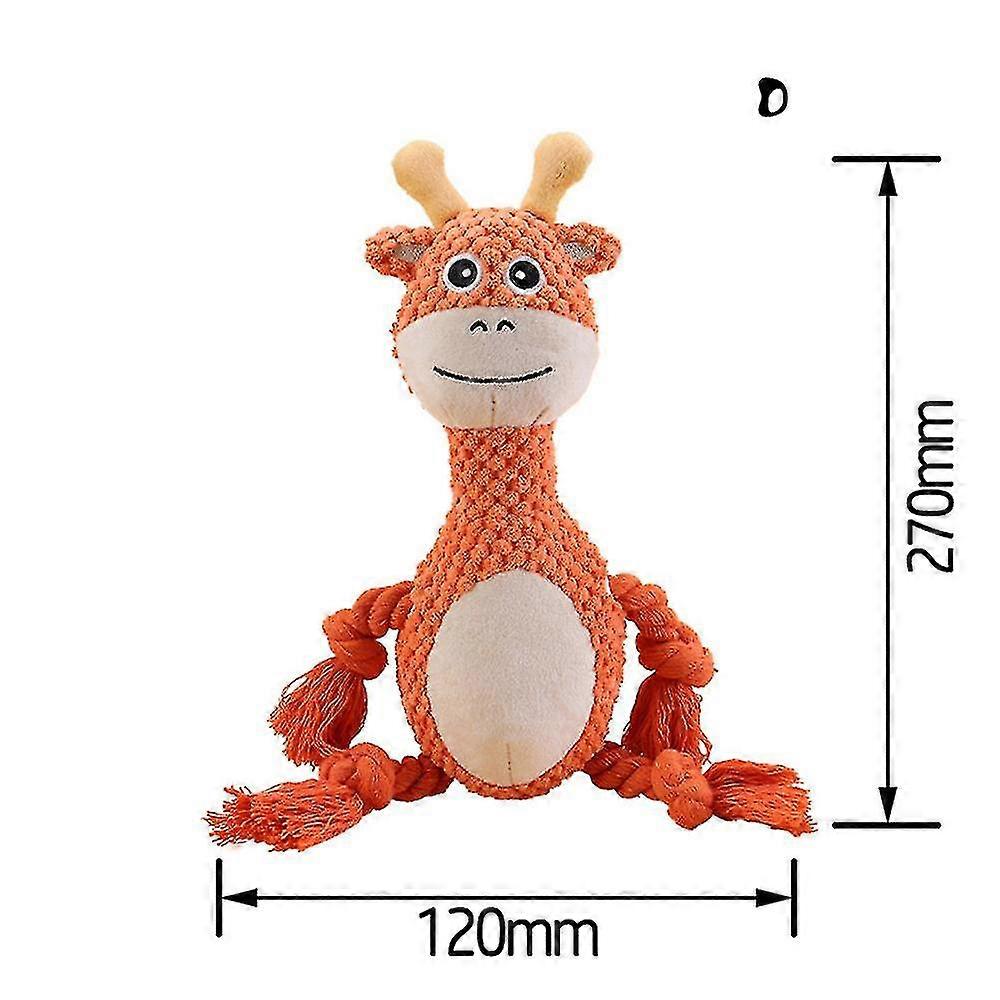 Squeaky Pet Dog Plush Toy Bite Resistant Puppy Chew Tool sisätiloihin ulkona korkealaatuinen