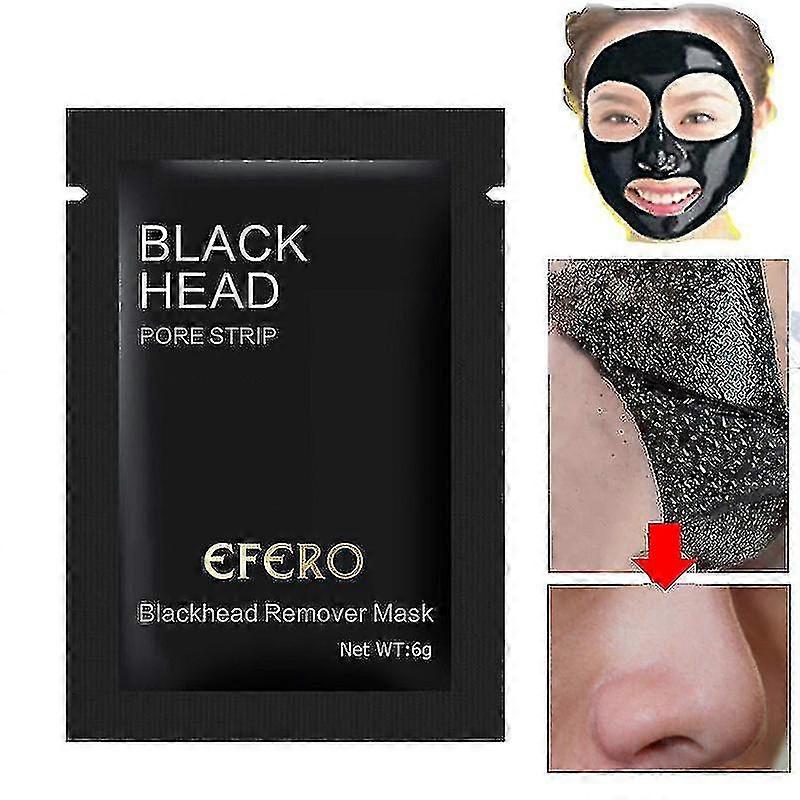 Bambu kol Blackhead Peeling Mask Pack, 5 stycken