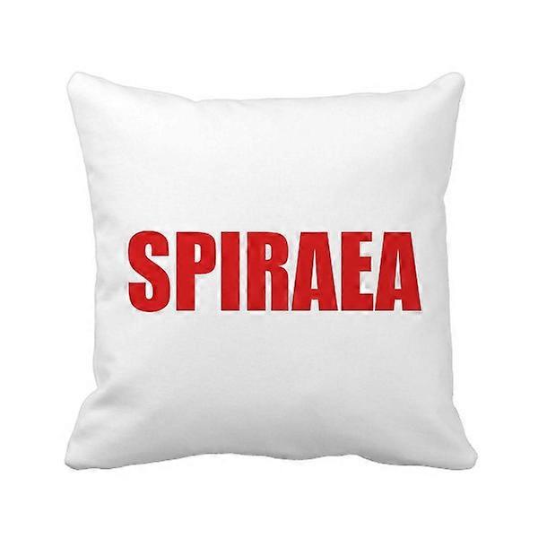 Spiraea Flower Red  Throw Pillow Square Cover