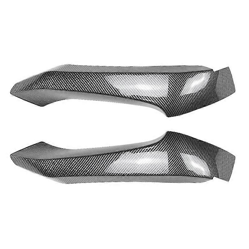 For X3 F25 X4 F26 2014-2017 Front Bumper Lip Angle Diffuser Splitter Spoiler Protector Carbon Fiber Pattern