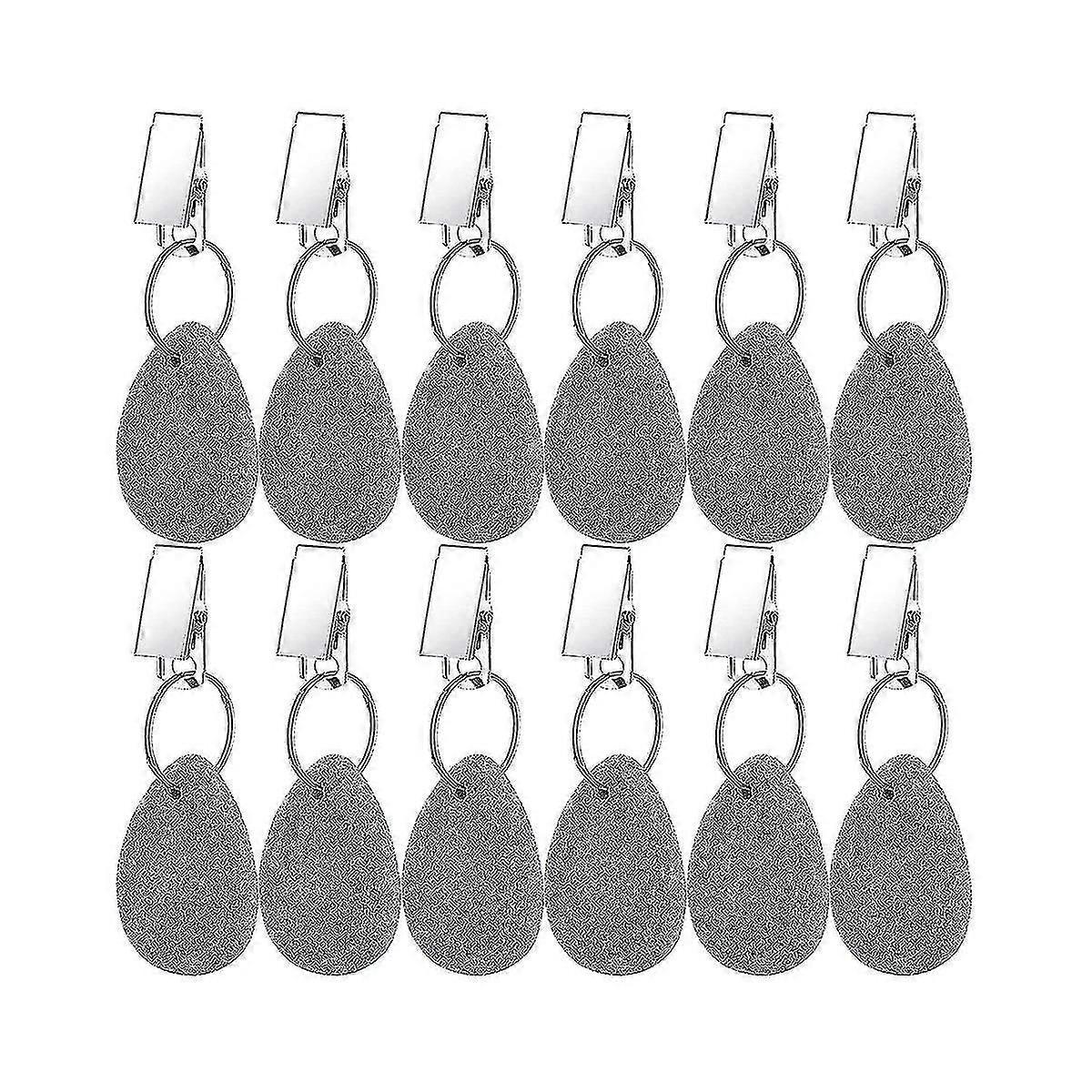 Lot de 12 poids de nappe en forme de larme, pour table en pierre, S2024