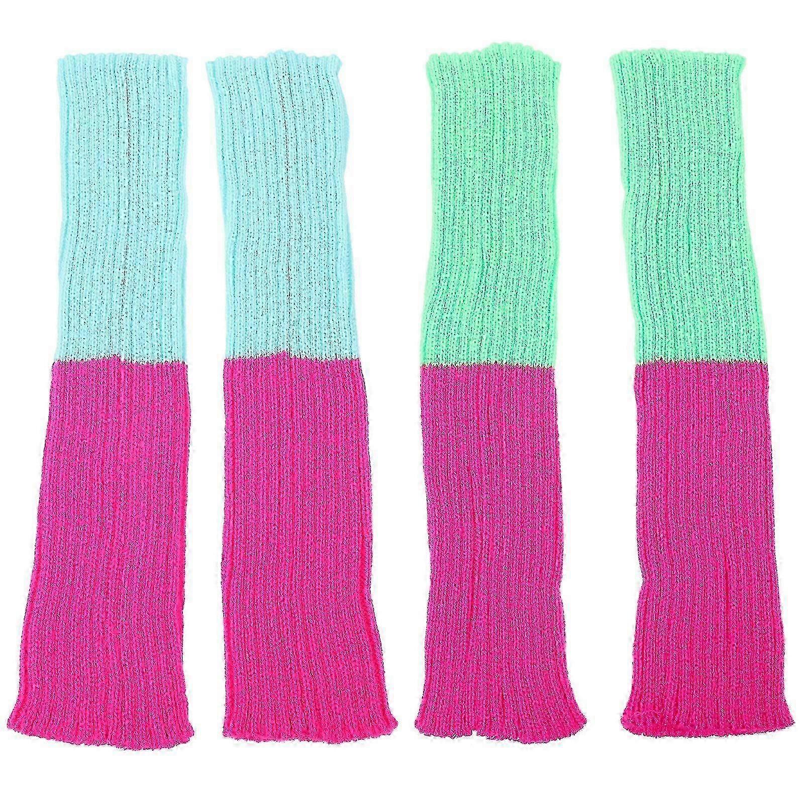 2 Pairs Leg Warmers Knitted Leg Warmers Winters Leg Warmers Decorative Leg Warmers