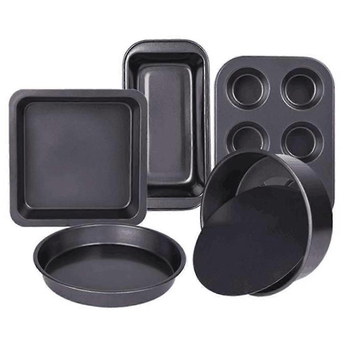 5-piece Baking Tray Set For Non-stick Oven