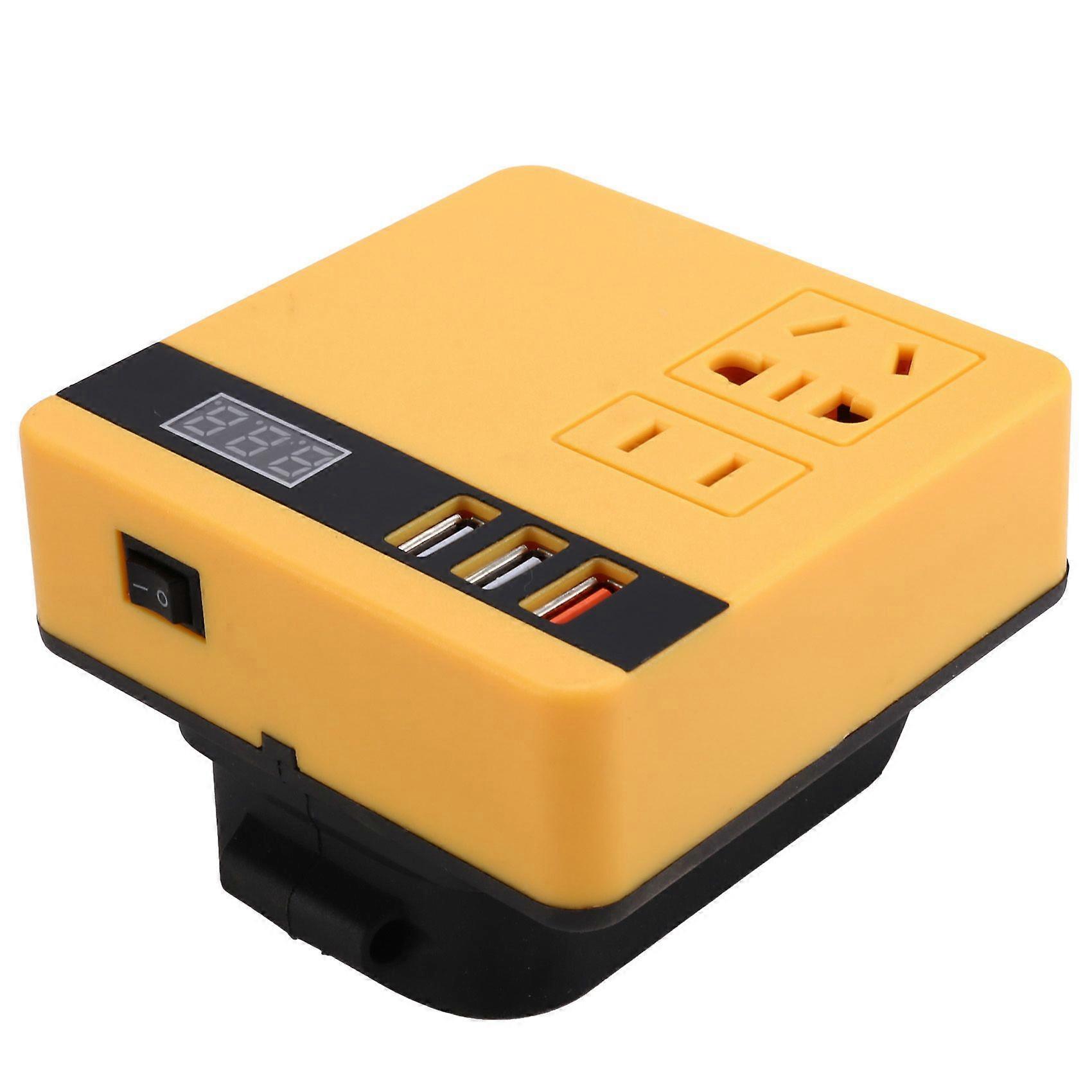 Power Inverter DC Inverter Adapter Power Supply Inverter for Outdoor Work for