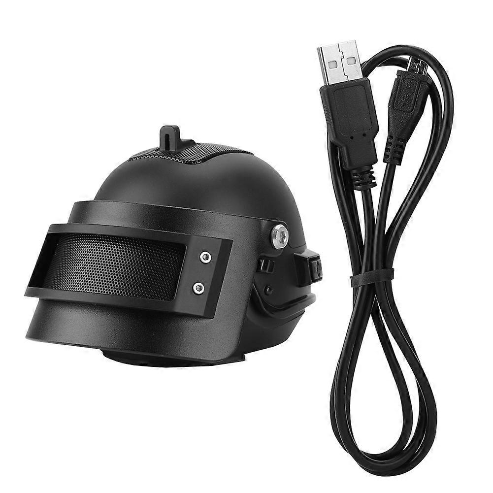 Portable Mini Helmet Shape Bluetooth Wireless Speaker Rechargeable 360° Stereo Sound System