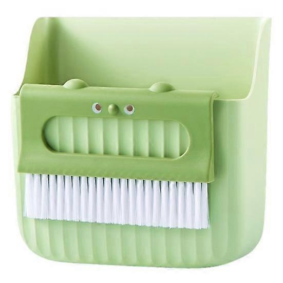 2Pcs/Set Small Broom Dustpan Set Soft Dense Bristles Dual Function Dustpan Broom Cleaning Kit Household Cleaning